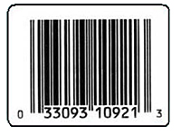 Preprinted Barcode UPC Labels (BCL-1397)