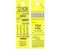 Barcode Valet Mirror Hang Tags (BCT-1408)