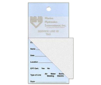 Self Laminating Service ID Tags