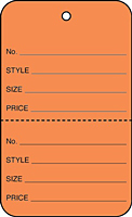 Price Tags (T-1 ORANGE-NS)