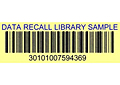 Preprinted Barcode Library Book Labels (BCL-1392)